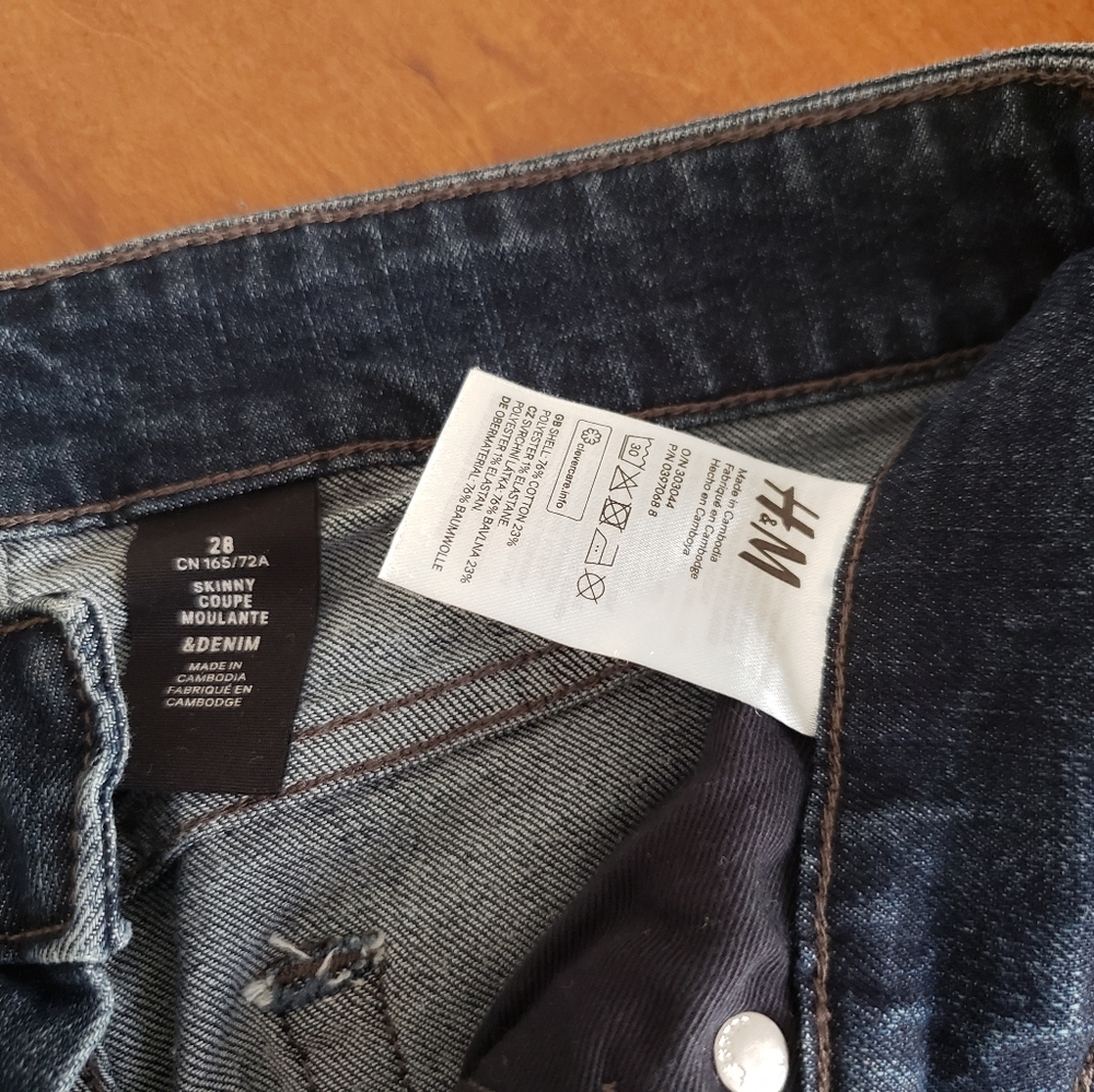 HM Men's 28X30 stretch denim